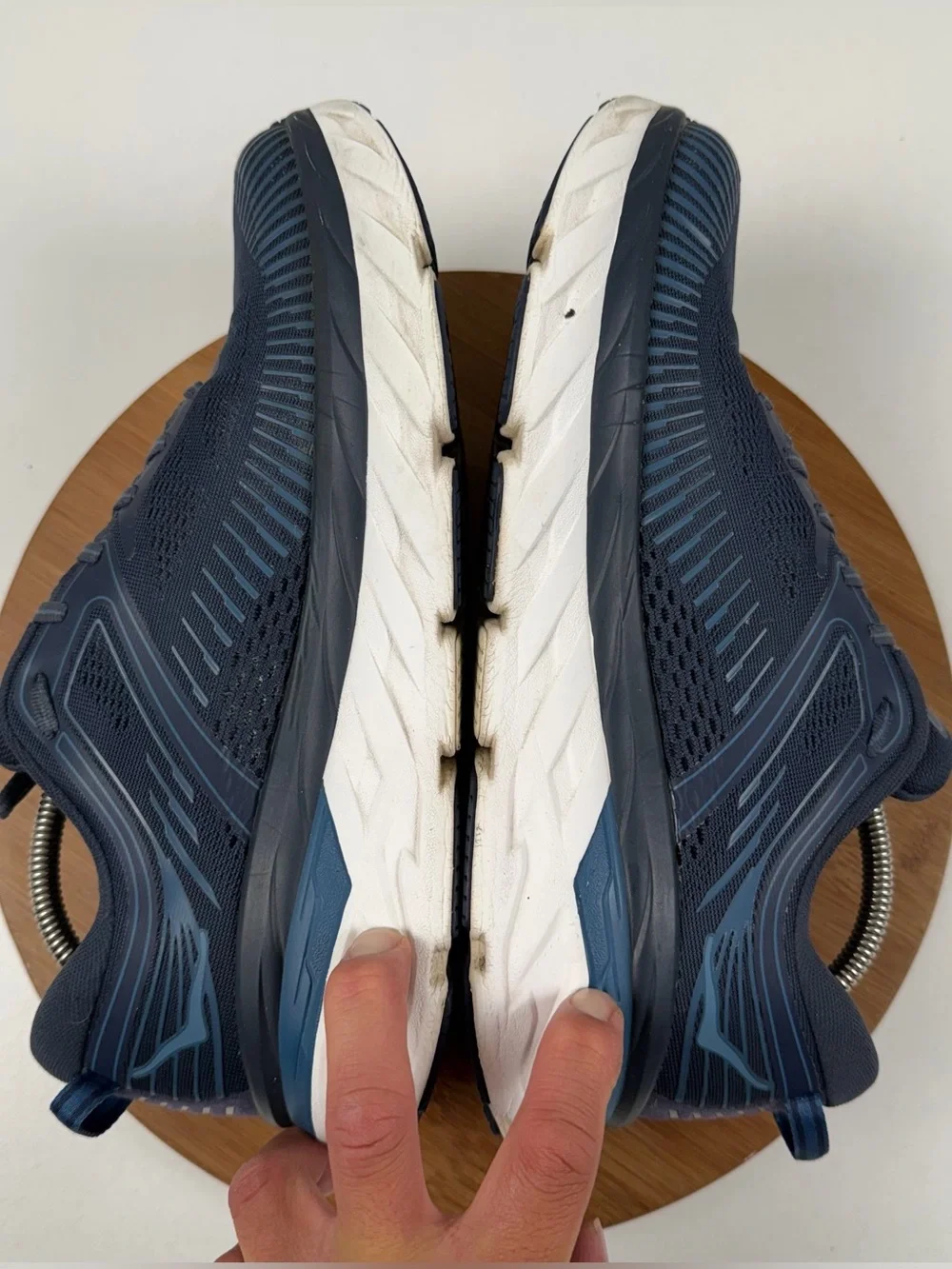 HOKA One One Bondi 7 Men's Navy  Running Shoes - Picture 6 of 10
